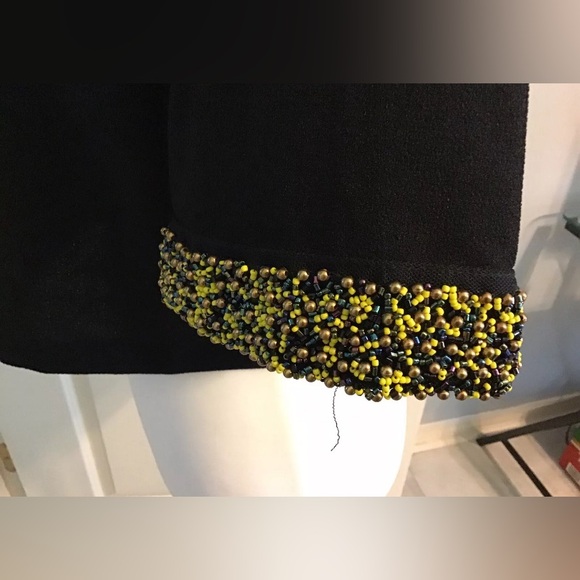 Maac London Lavel Beaded Cropped Blouse Small - Picture 4 of 7